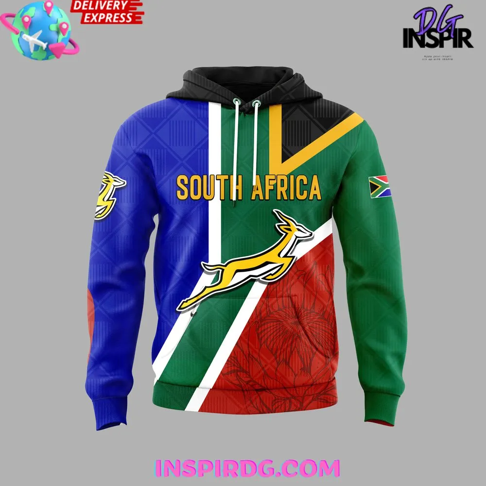 -South Africa Springboks Rugby Limited Edition Hoodie