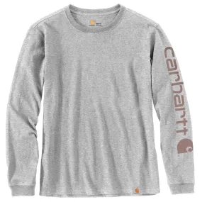 103401 - Carhartt Women's WK231 Workwear Sleeve Logo Long-Sleeve T-Shirt