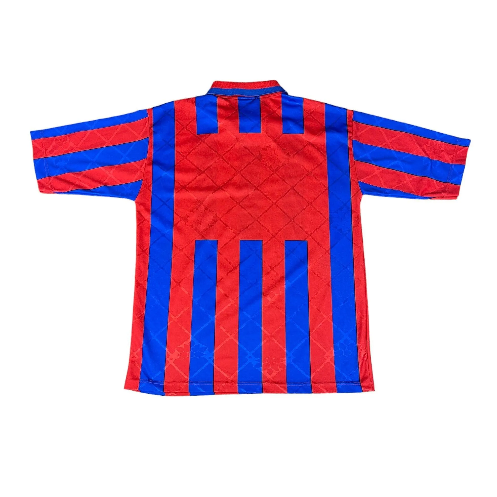 1998-99 Burgundy + Blue Puma Catania Home Tee - Extra Large