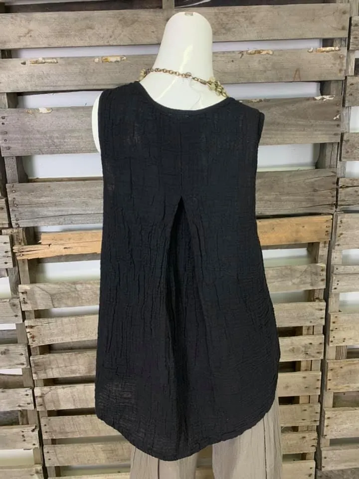 797 Katy Tank Top-Black