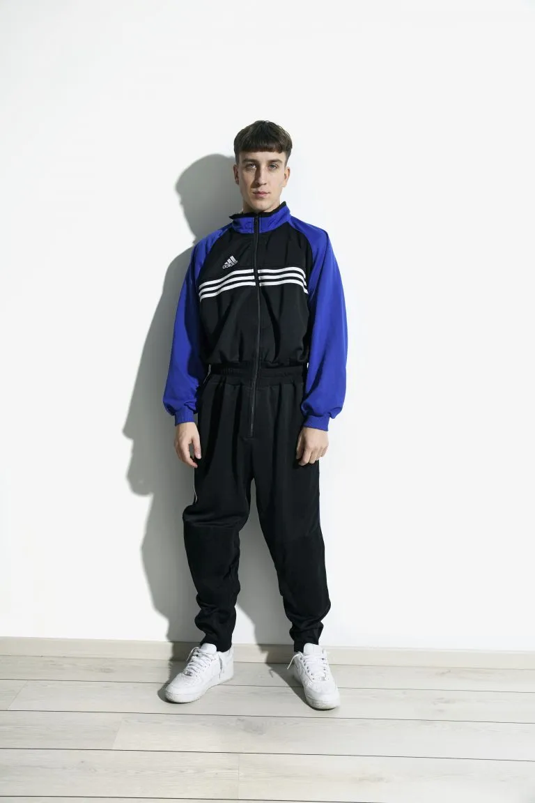 80s vintage ADIDAS one piece tracksuit men