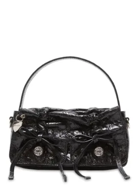 Acne Studios   Multipocket crinkled leather bag 