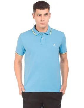 Aeropostale Solid Regular Fit Polo Shirt