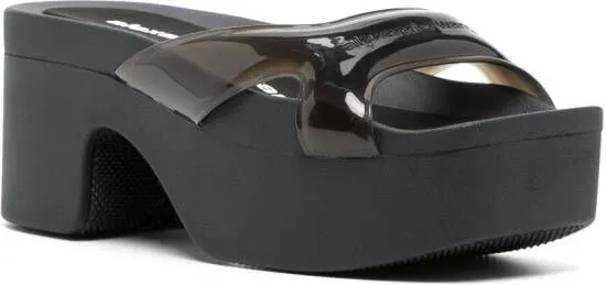 Alexander Wang platform-sole open-toe sandals Black