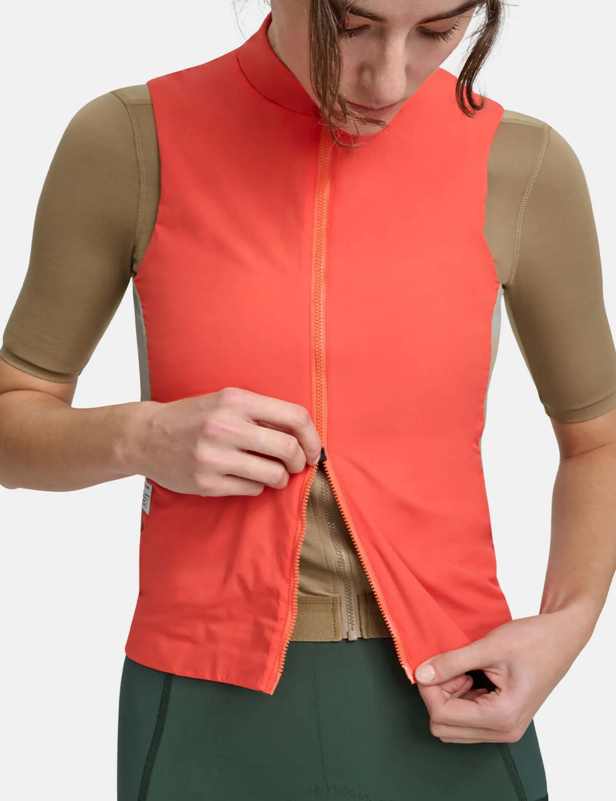 Alt_Road Thermal Vest - Mars Red