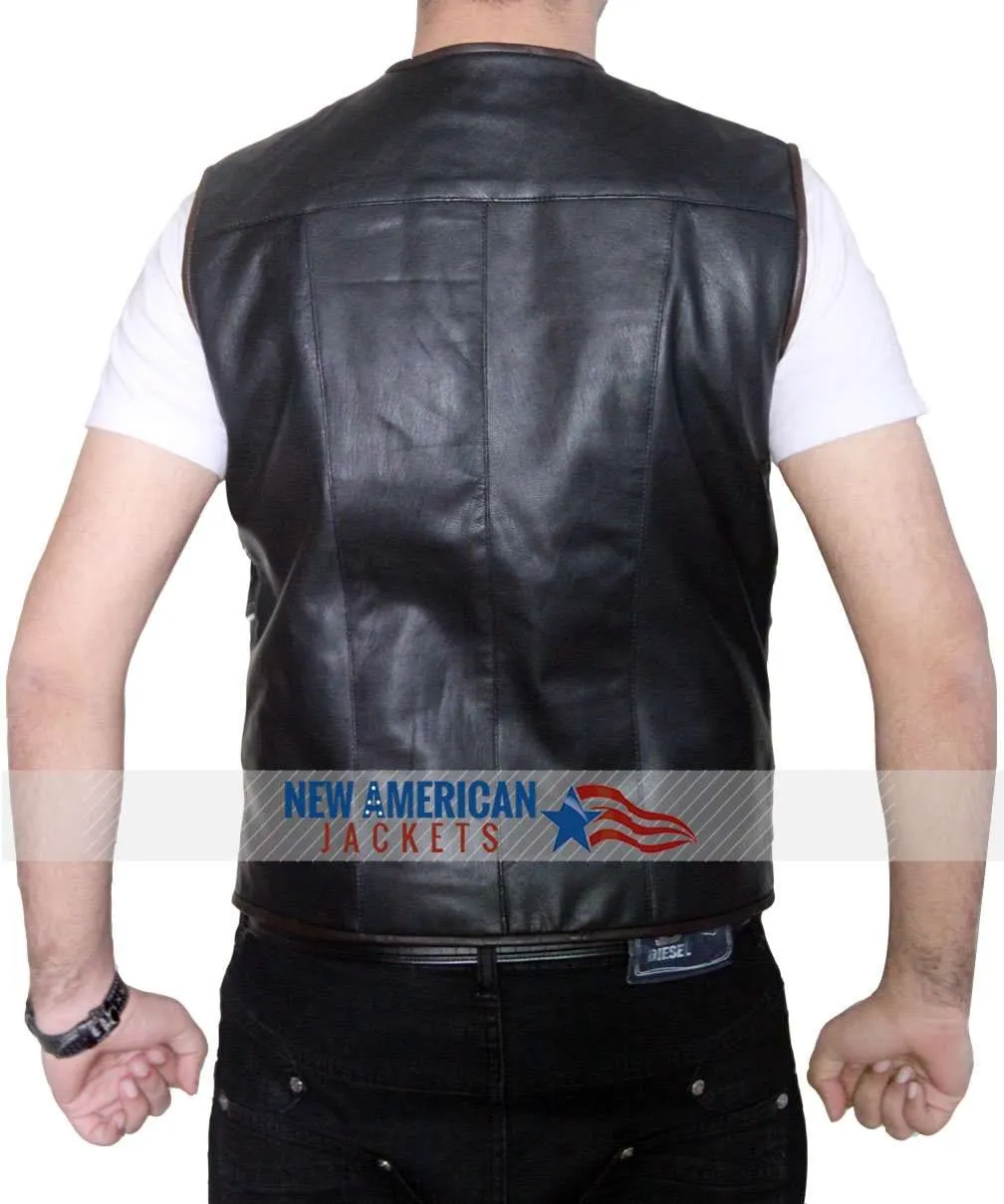 Anthony Lemke Dark Matter leather Vest