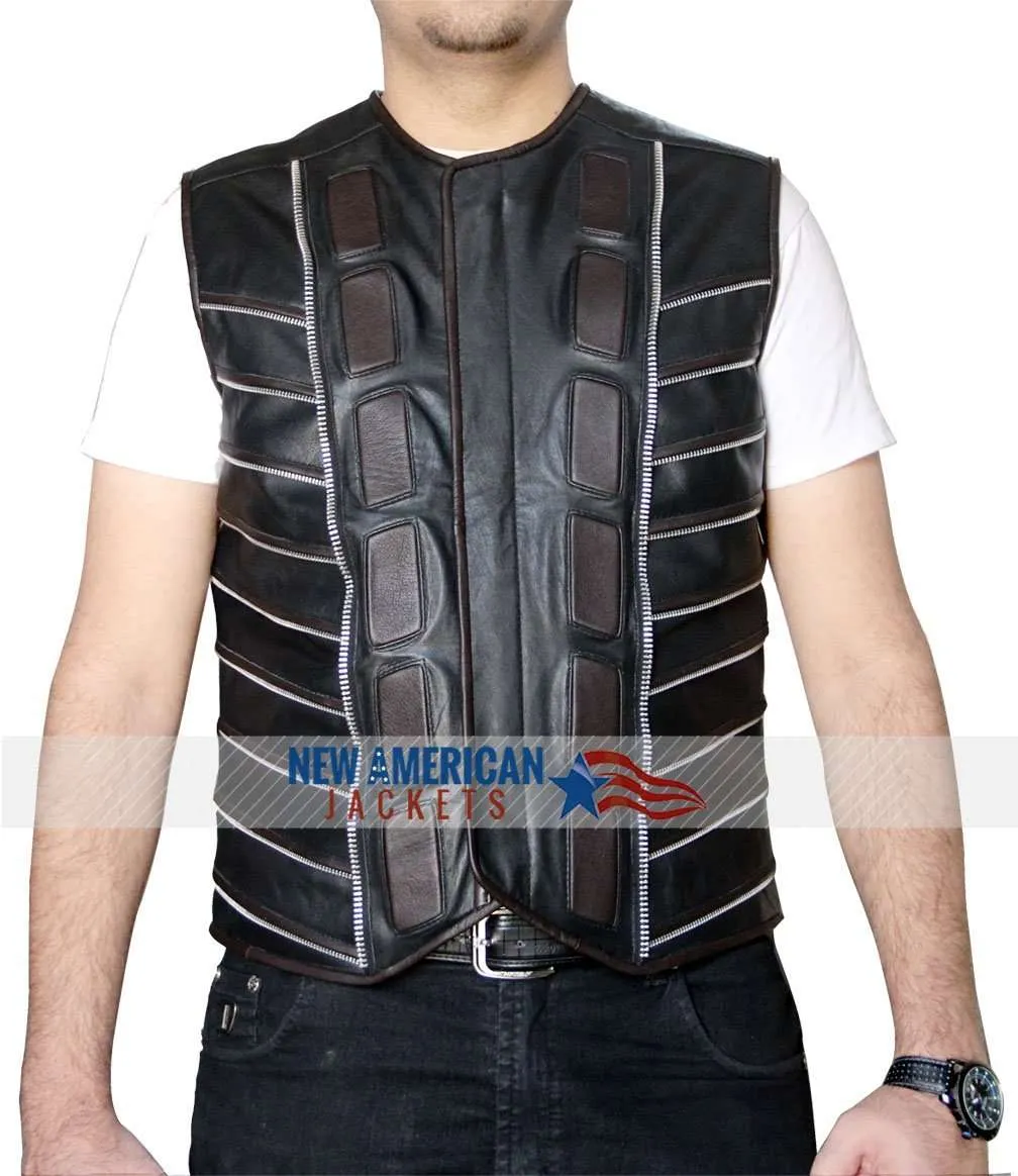 Anthony Lemke Dark Matter leather Vest