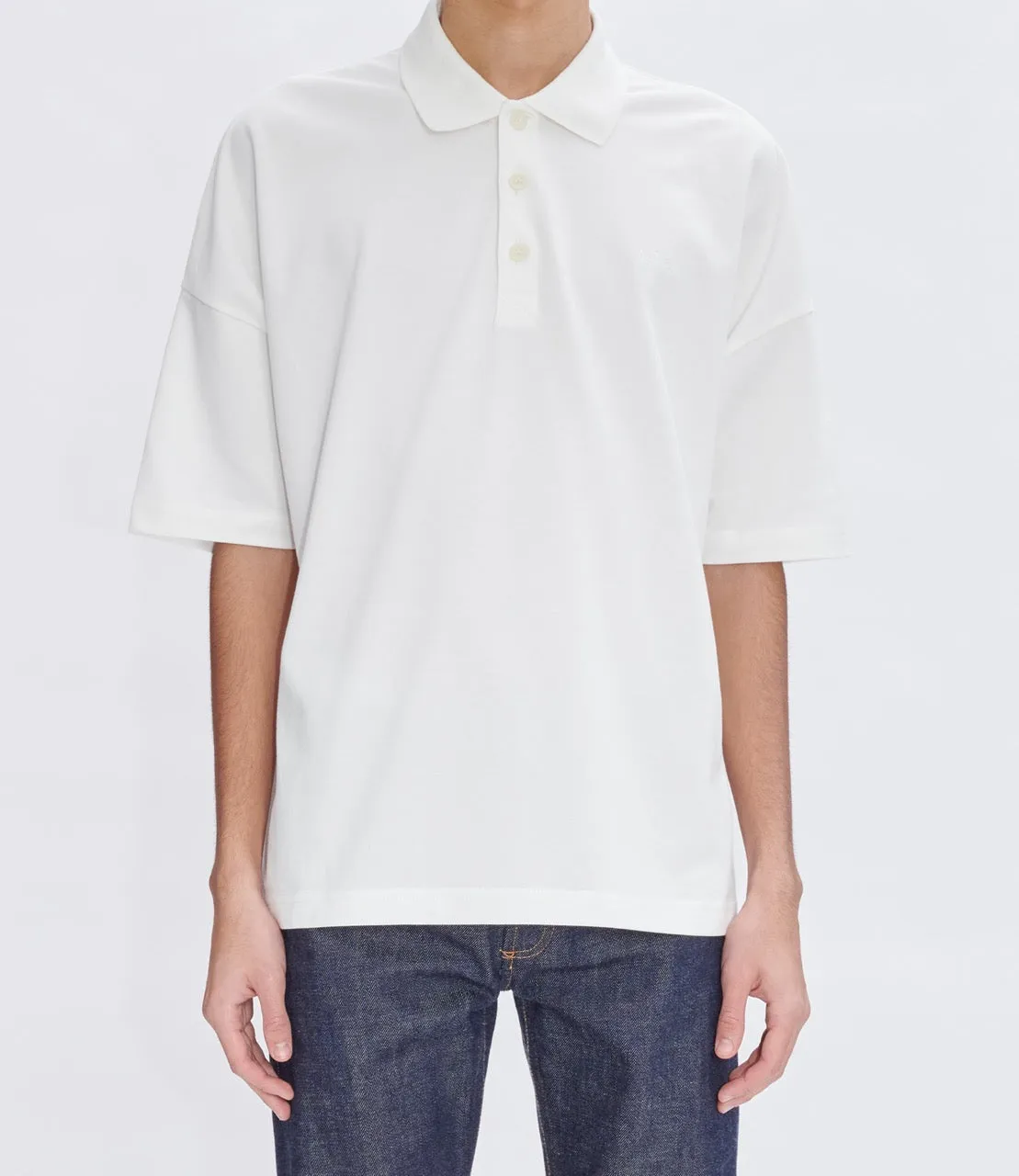 A.P.C.   Polo Antoine Blanc (men)