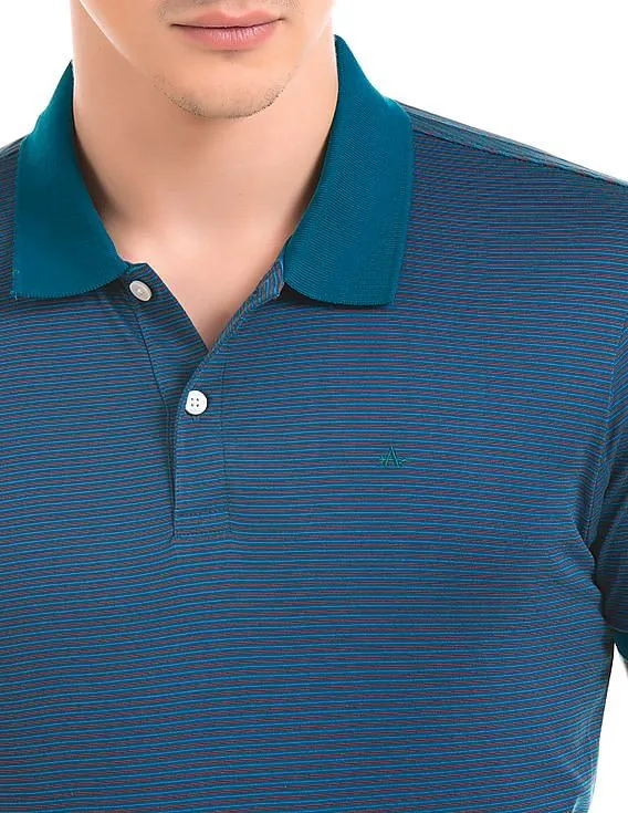 Arrow Striped Regular Fit Polo Shirt