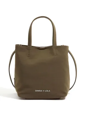 Bimba y Lola small Gabardine Chihuahua cross body bag - Green