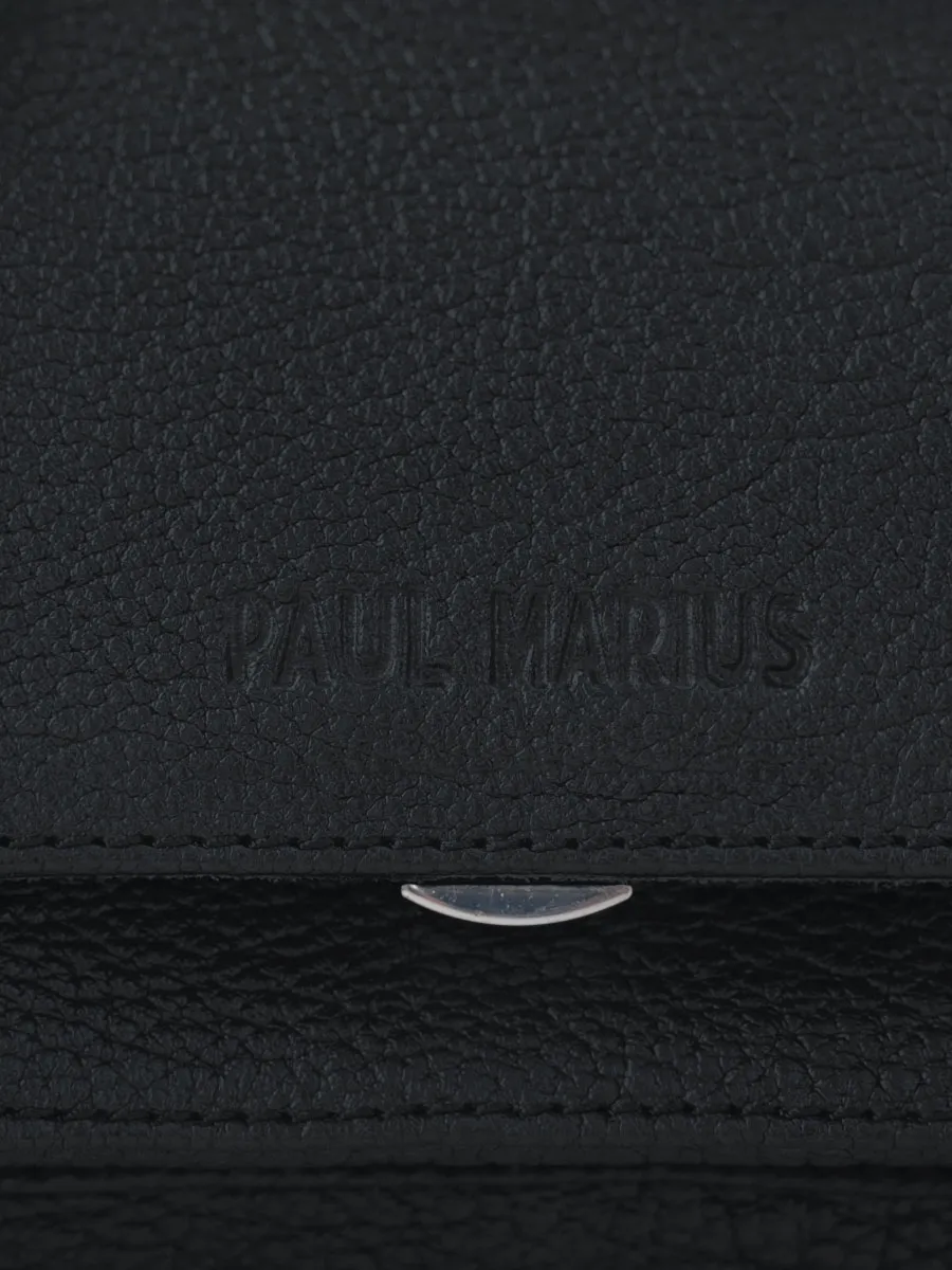 Black Leather Mini Cross-body Bag for Women - Diane XS Black | PAUL MARIUS