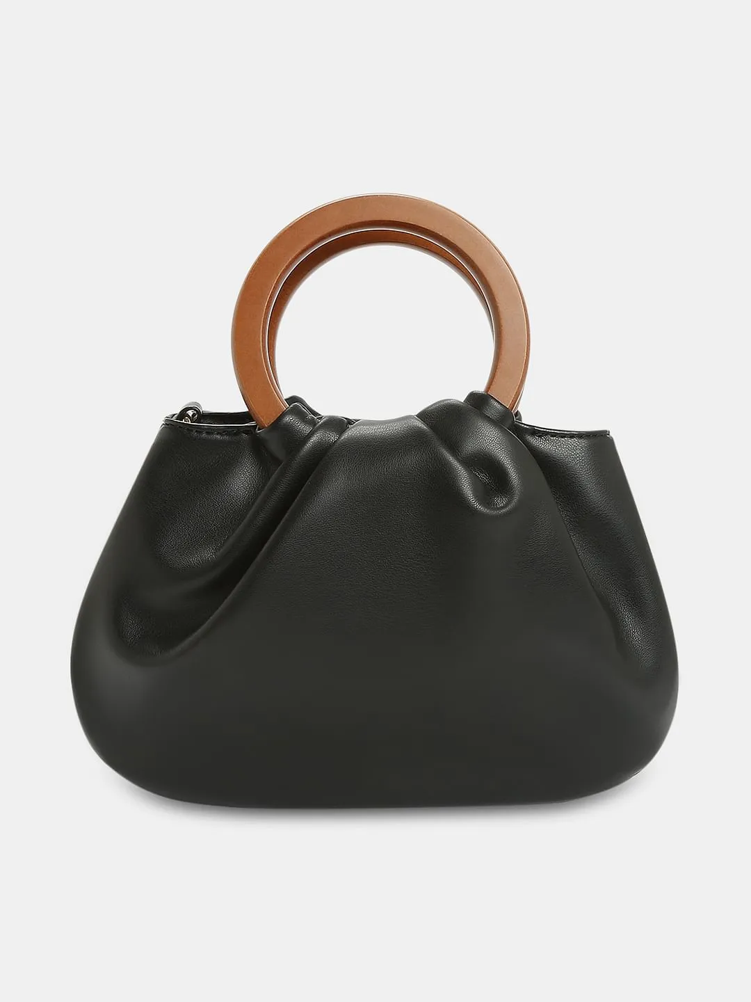 Black Ruched Bag