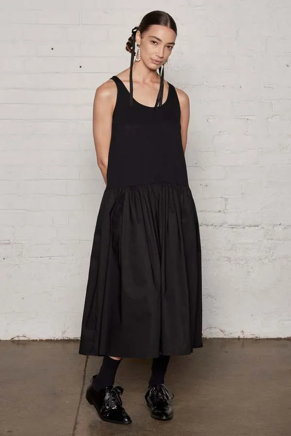 BLACKBIRD DRESS - BLACK