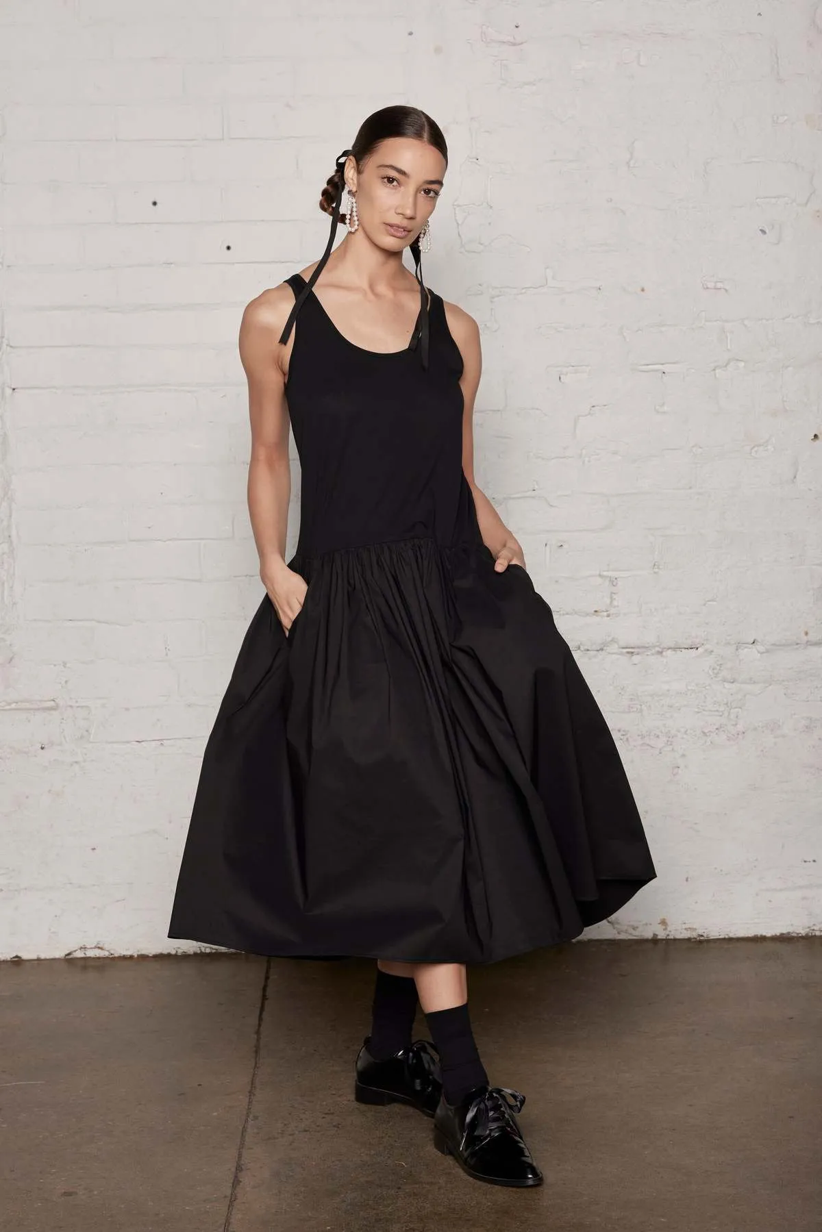 BLACKBIRD DRESS - BLACK