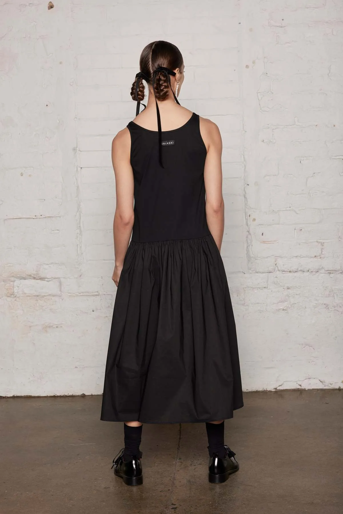 BLACKBIRD DRESS - BLACK