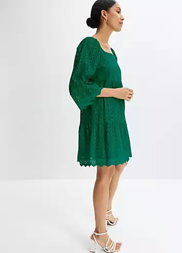 bonprix Broderie Tunic Dress | Grattan