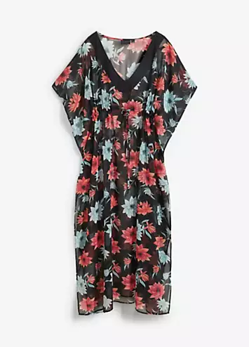 bonprix Floral Print Tunic Kaftan | Grattan