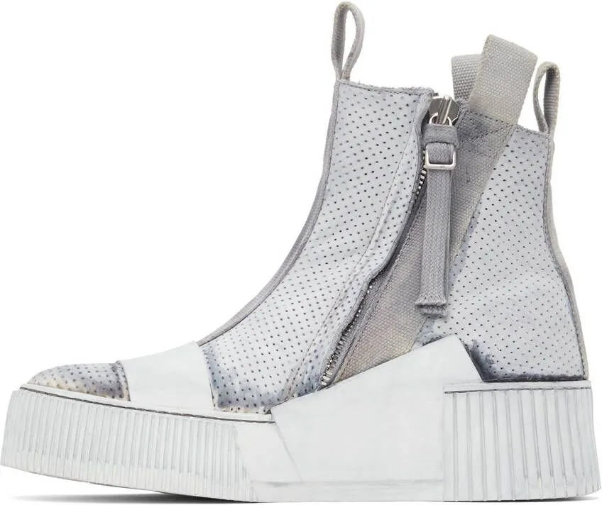 Boris Bidjan Saberi SSENSE Exclusive Grey Bamba 3.1 Sneakers