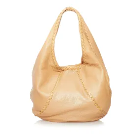 Bottega Veneta Baseball Leather Hobo Bag