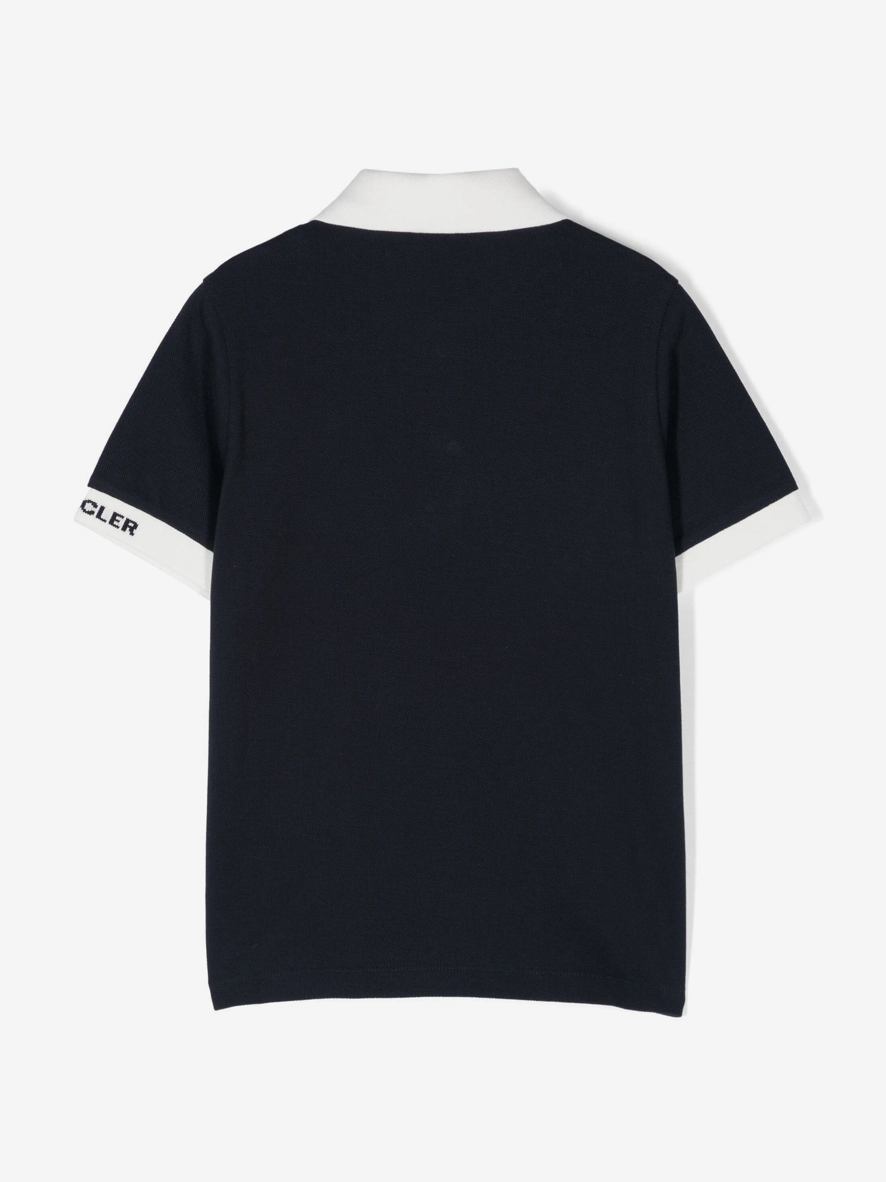 Boys Logo Polo Shirt in Navy