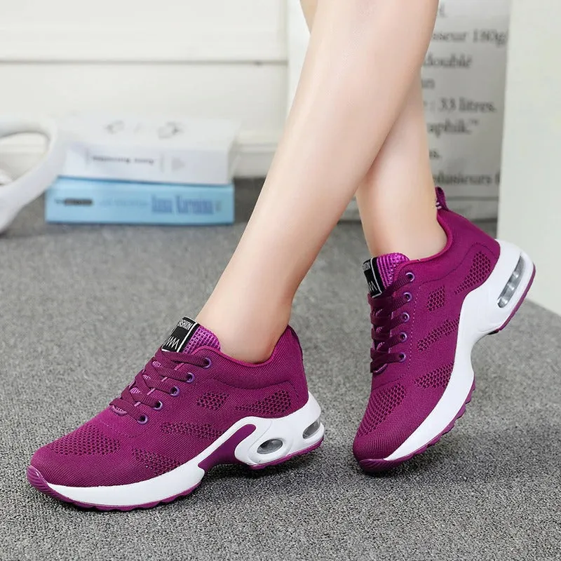 Breathable Comfortable Lightweight Athletic Mesh Couple Running Shoe