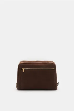 BRUNELLO CUCINELLI toiletries bag brown