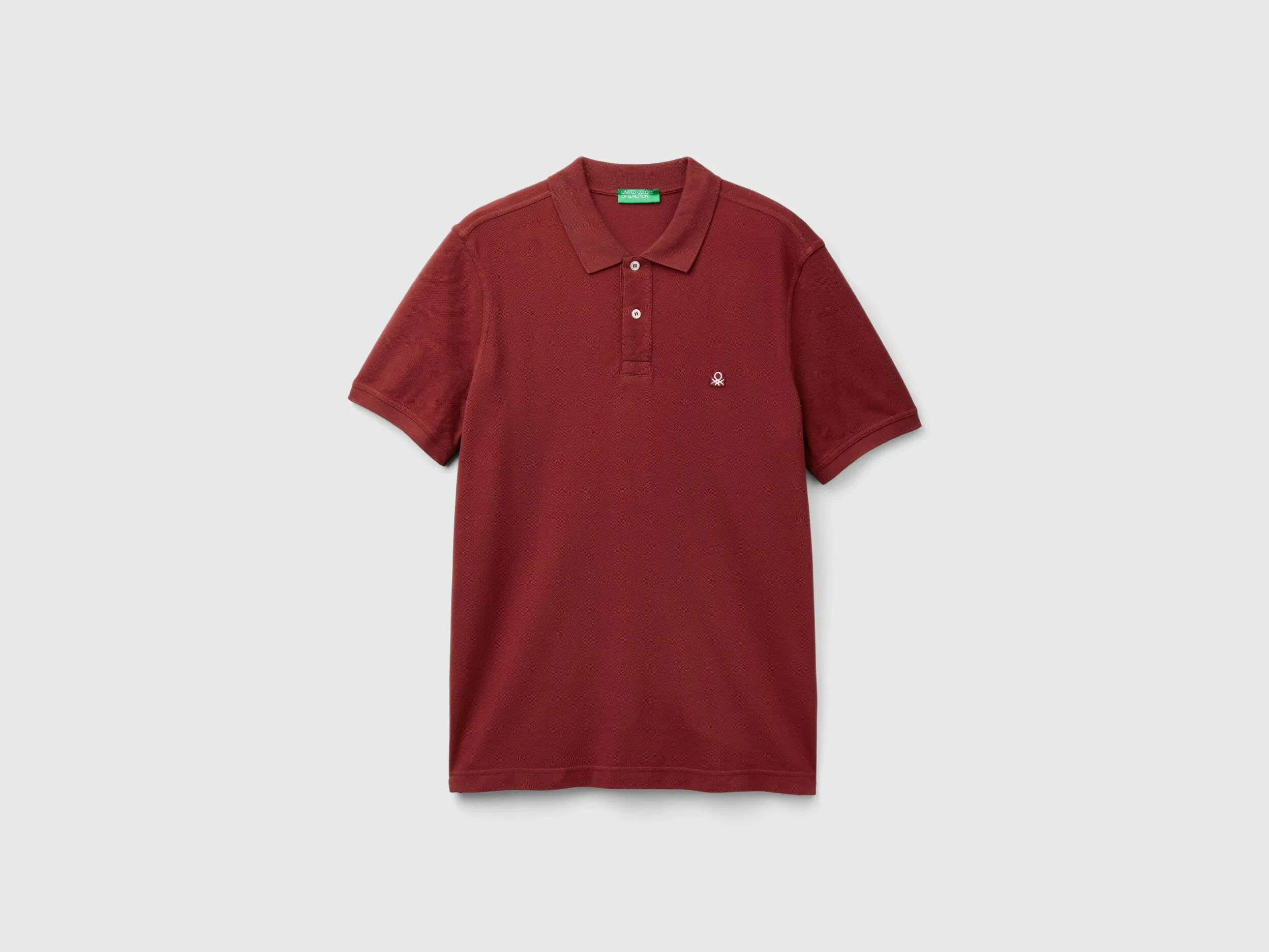 Burgundy regular fit polo - Burgundy | Benetton