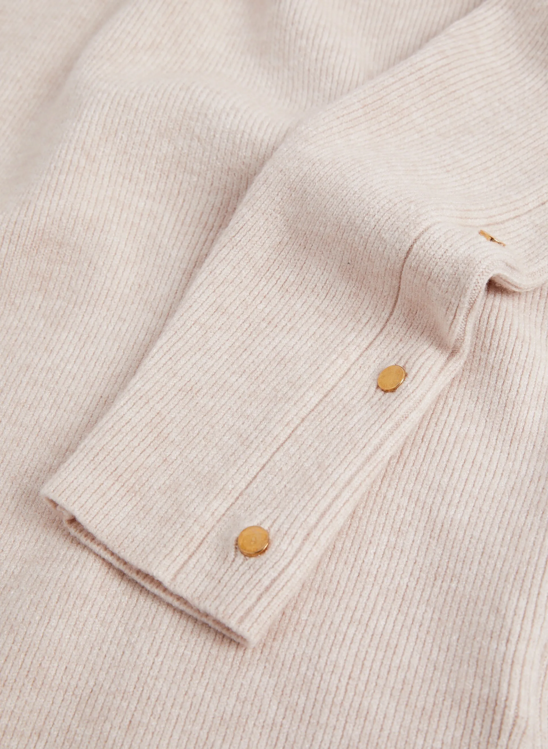 Button Detail Cowl Neck Tunic