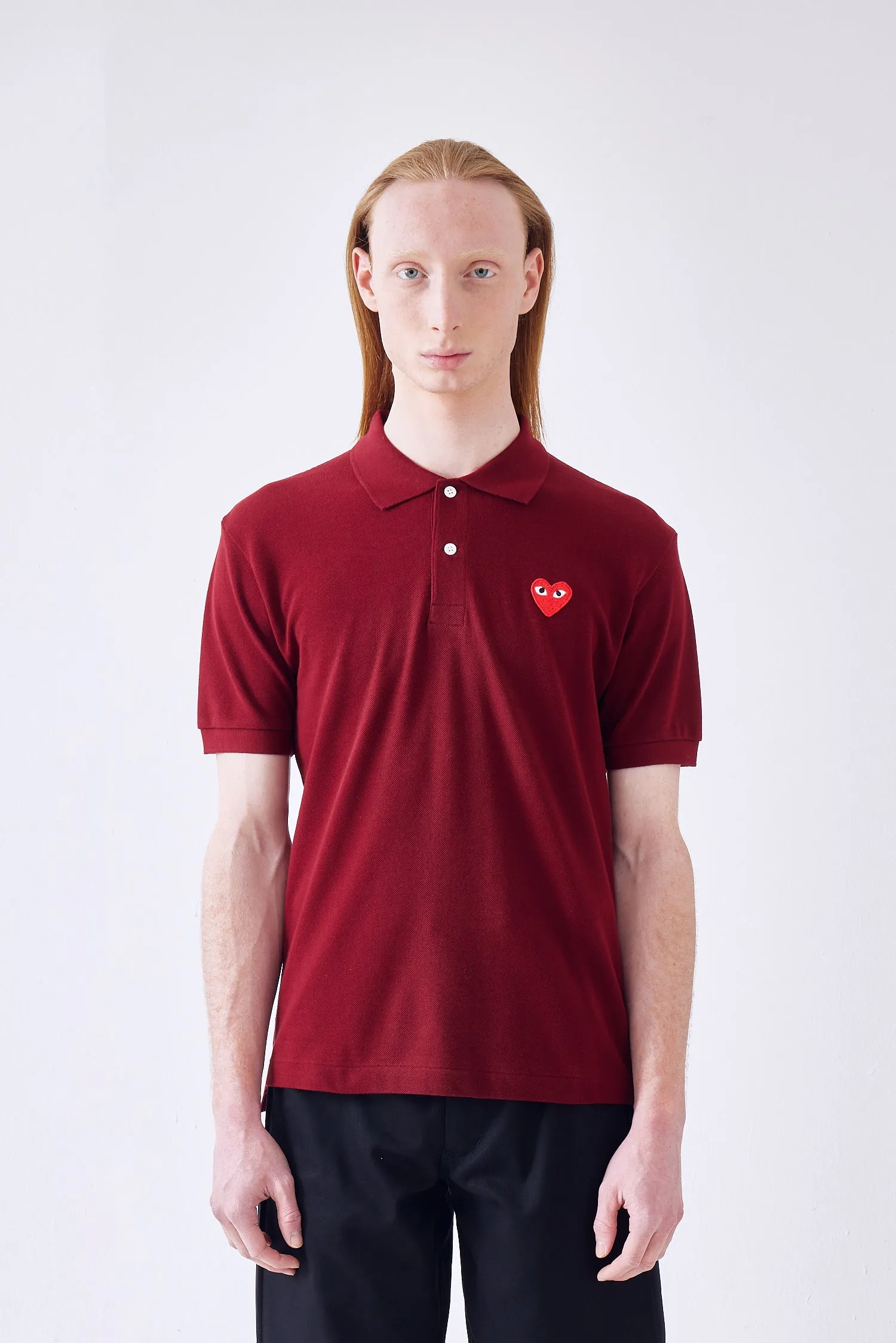 CDG Play,Red Heart Polo