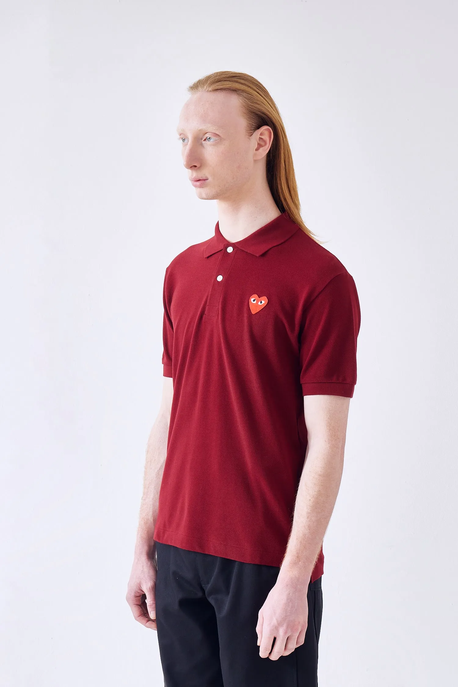 CDG Play,Red Heart Polo