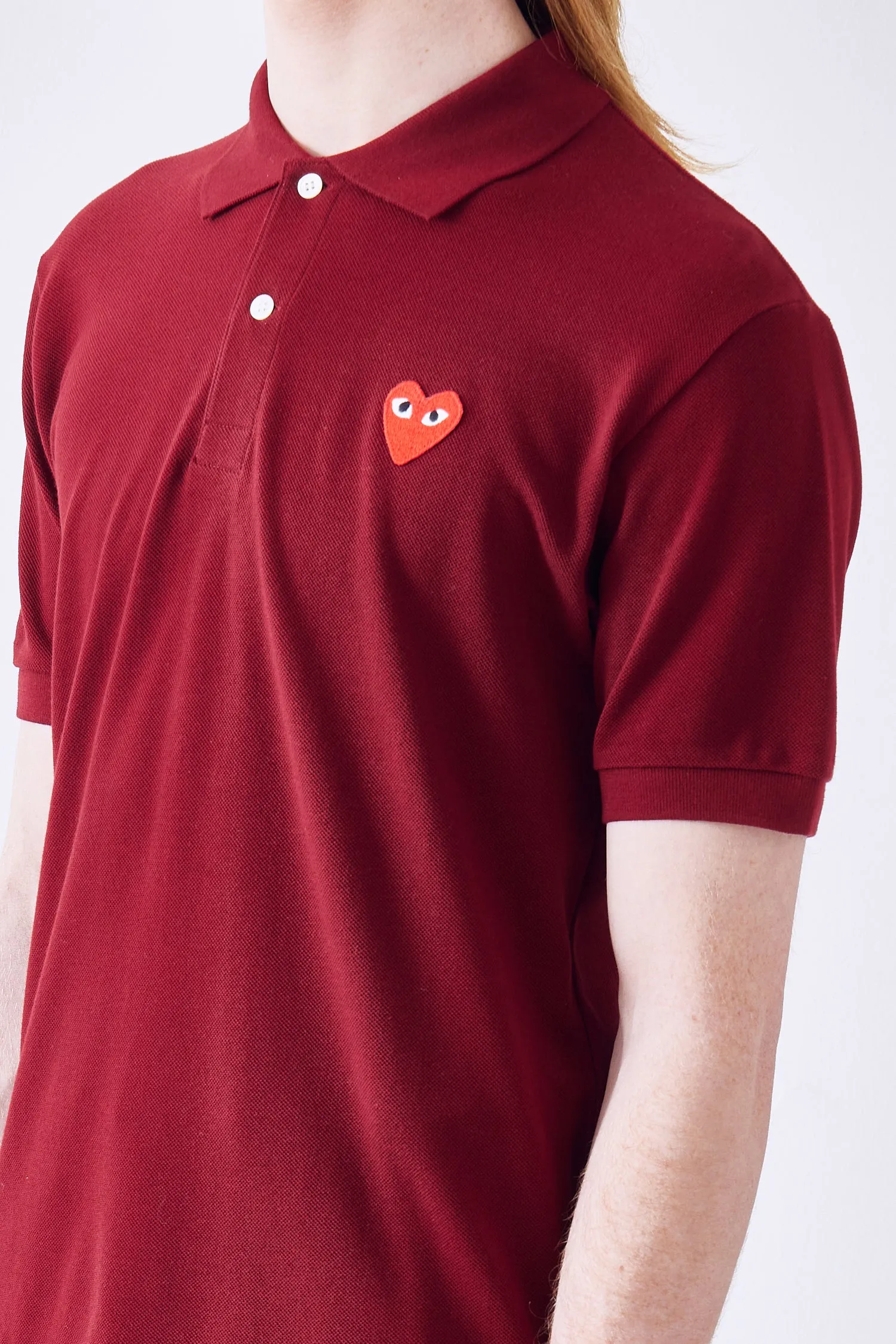 CDG Play,Red Heart Polo