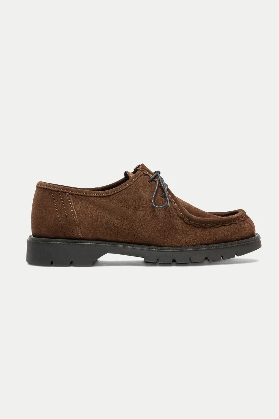 Chocolate Padror VV Suede Lace Up Shoes Mens