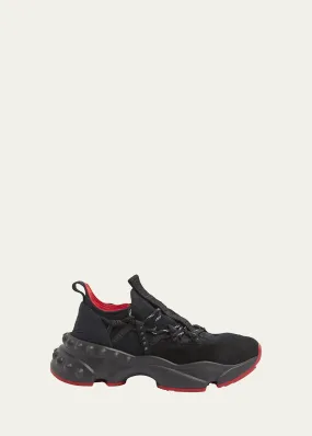 Christian Louboutin Men's Trailnrun Mesh Runner Sneakers