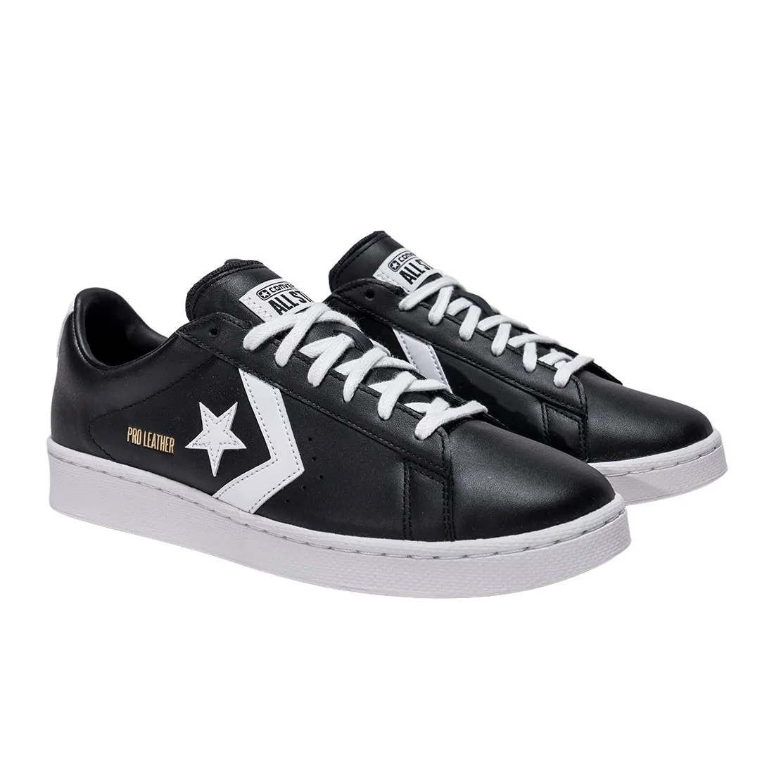 Converse Men Pro Leather Low Ox (black / white)