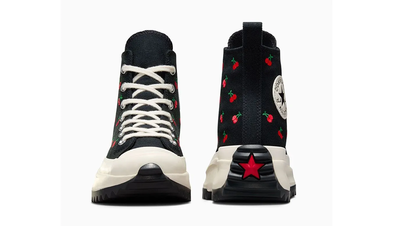 Converse Run Star Hike Platform Cherries High Top