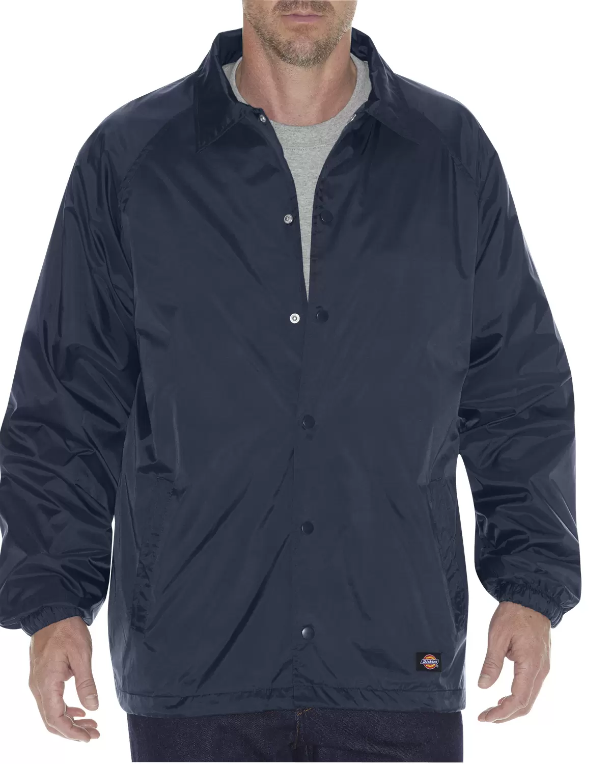 Dickies Workwear 76242 Unisex Snap Front Nylon Jacket SKU: 76242