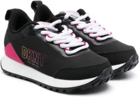 Dkny Kids logo-print low-top sneakers Black