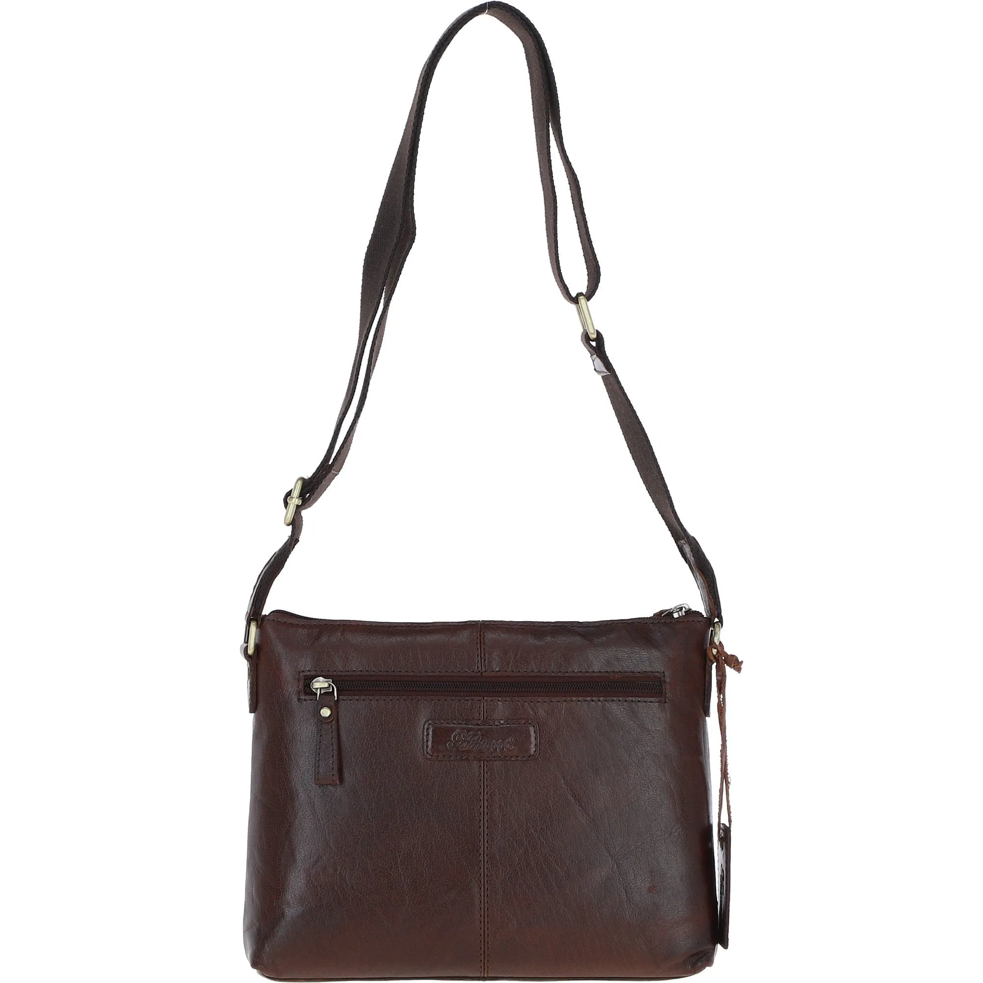 Exquisite Ashwood Leather Cross Body Bag for Women Brandy: G-17