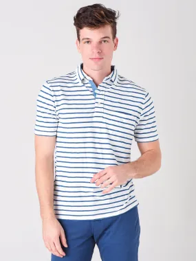     FAHERTY BRAND  Men's Breton Stripe Polo    