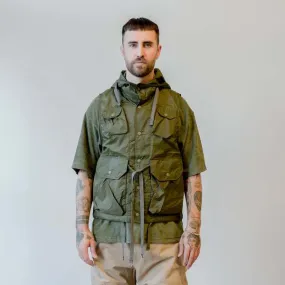 Field Vest - Olive Nylon Micro Ripstop