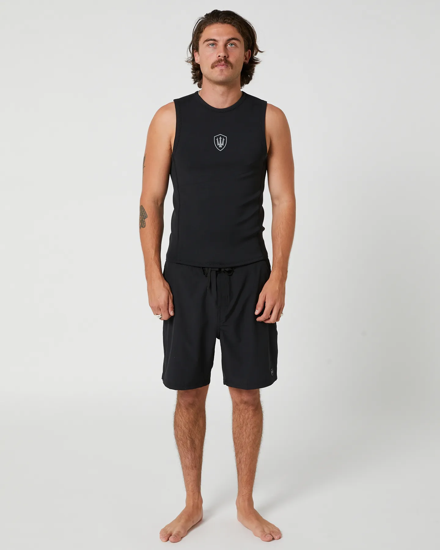 Fk Surf Mens 1Mm Sleeveless Vest - Black | SurfStitch