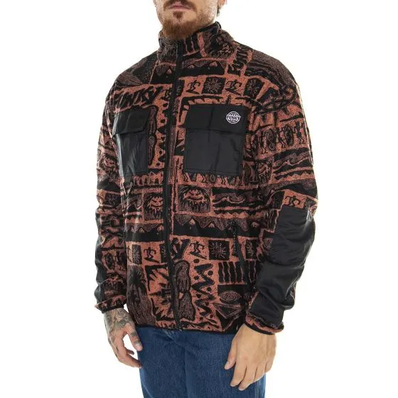 FUNKY Tribe Full Zipper Fleece Rust 