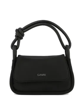 Ganni    Ganni Knot Flap Over Shoulder Bag