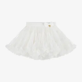 Girls White Tutu Skirt