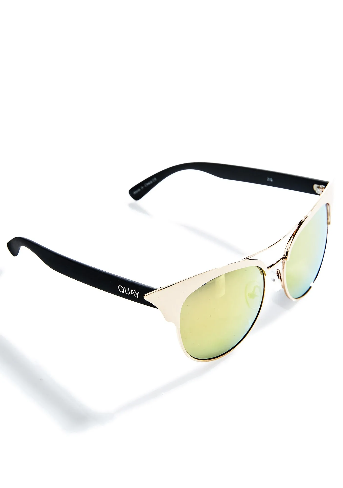 Gold Zig Sunglasses-