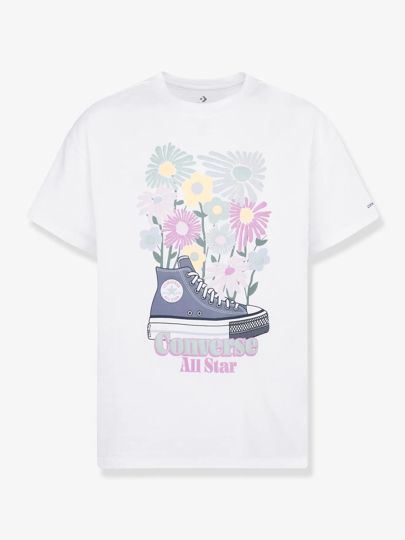 Graphic T-Shirt for Girls by CONVERSE - ecru