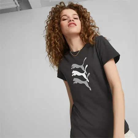 GRAPHICS Laser Cut Women's Tee | PUMA Black | PUMA Women | PUMA 