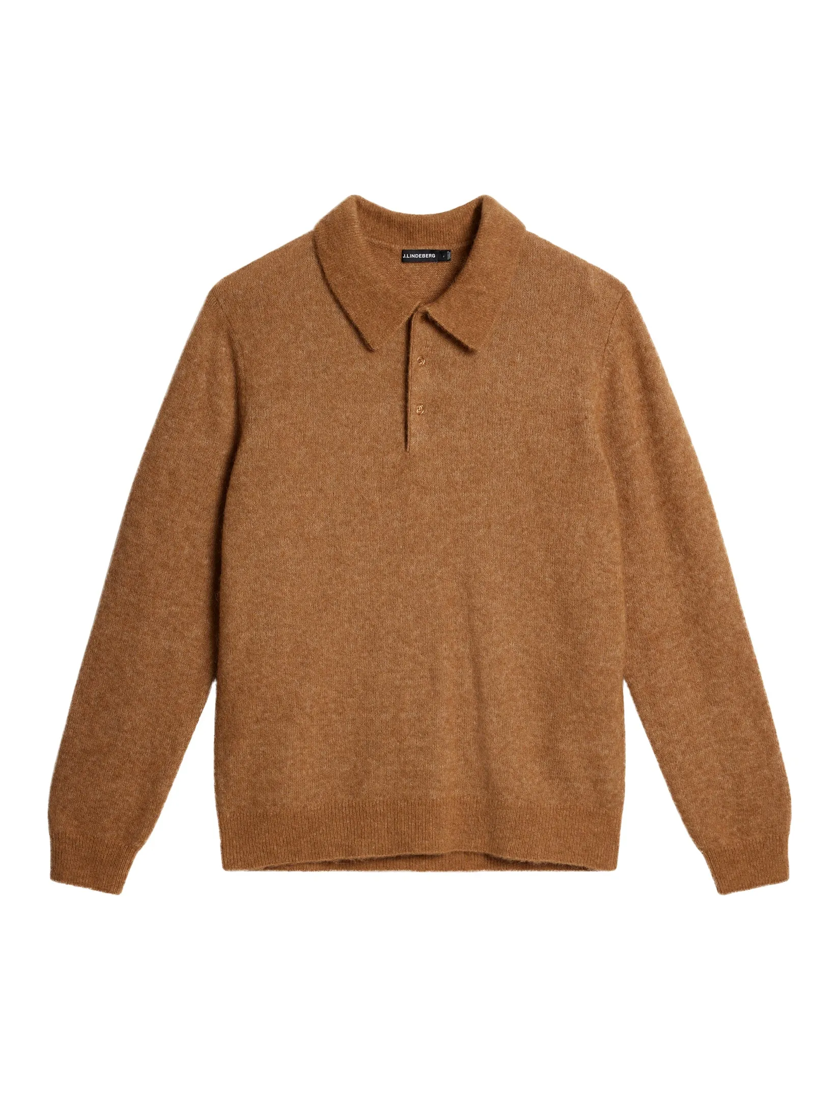 Hayden Hairy Polo Knit / Chipmunk