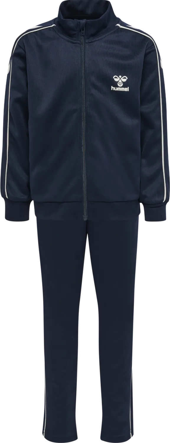 Hummel Kids' hmlTrack Tracksuit Black Iris | Buy Hummel Kids' hmlTrack Tracksuit Black Iris here | Outnorth