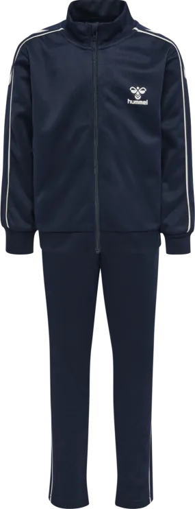 Hummel Kids' hmlTrack Tracksuit Black Iris | Buy Hummel Kids' hmlTrack Tracksuit Black Iris here | Outnorth